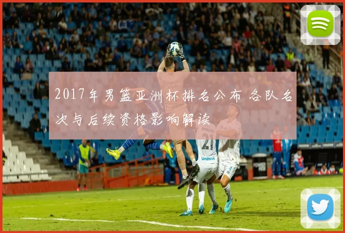 2017年男篮亚洲杯排名公布 各队名次与后续资格影响解读