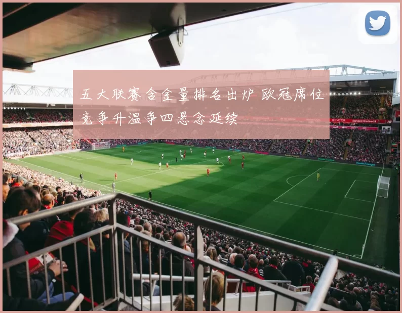 五大联赛含金量排名出炉 欧冠席位竞争升温争四悬念延续